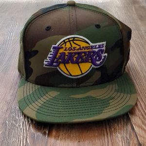 New Era Los Angeles Lakers Camouflage Snapback Cap